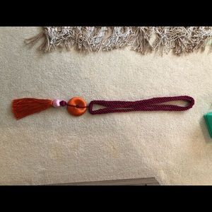 Jules Reid tassel necklace
